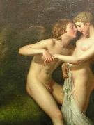 Hugh Douglas Hamilton Cupid and Psyche in the natural bower china oil painting artist